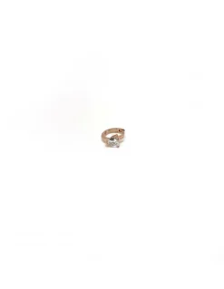 Monorecchino Scattino Rosè Cuore Colour PIETRA ZIRCONE BIANCO