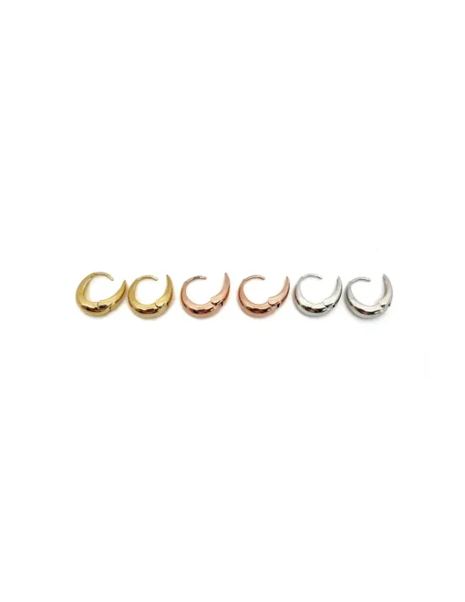 Orecchini a Goccia COLORE ARGENTO Bianco