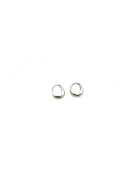 Orecchini a Goccia COLORE ARGENTO Bianco