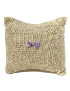 Orecchini a Lobo Blossom COLORE ARGENTO Bianco COLORE ZIRCONI zirconi viola