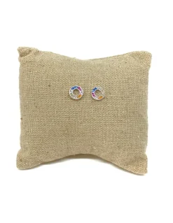 Orecchini a Lobo Circle Multicolor