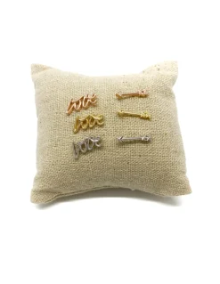 Orecchini a Lobo Love COLORE ARGENTO Bianco