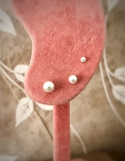 Orecchini a Lobo Perla DIAMETRO PERLE 5 mm