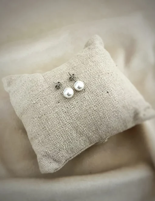 Orecchini a Lobo Perla DIAMETRO PERLE 5 mm