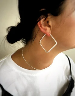 Orecchini Ada COLORE ARGENTO Bianco