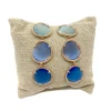 Orecchini con Pietre Idrotermali Irregolari COLORE PIETRE blu/azzurro