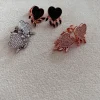 Orecchini Cuore e Gocce di Zirconi COLORE ARGENTO Bianco COLORE ZIRCONI zirconi bianchi