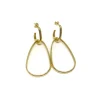 Orecchini Double Drop COLORE ARGENTO Dorato
