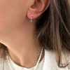 Orecchini Mini Zirconi Pendenti
