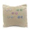 Orecchini Ortensia di Zirconi COLORE ARGENTO Bianco COLORE ZIRCONI zirconi verdi