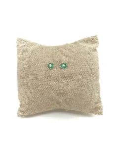 Orecchini Ortensia di Zirconi COLORE ARGENTO Bianco COLORE ZIRCONI zirconi verdi