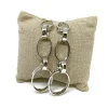 Orecchini Pendenti Chain COLORE ARGENTO Bianco