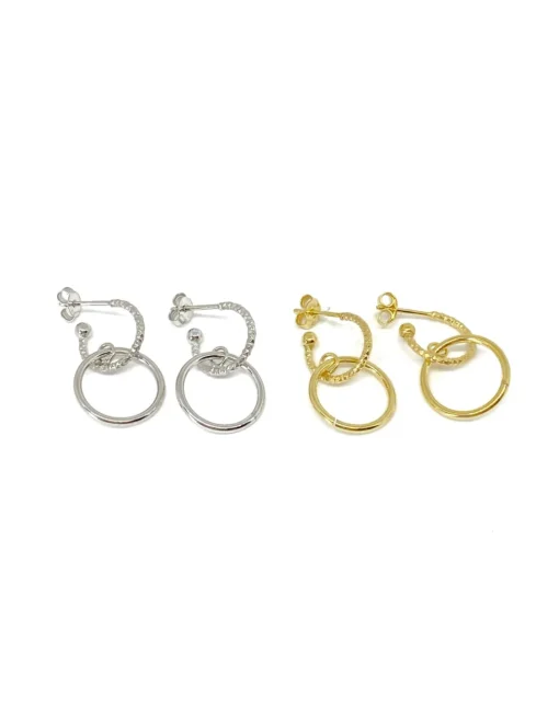 Orecchini Pendenti Greece COLORE ARGENTO Bianco