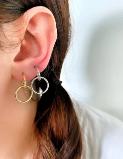 Orecchini Pendenti Greece COLORE ARGENTO Bianco