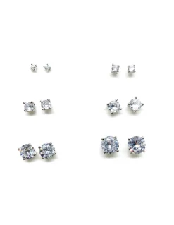 Orecchini Punto Luce a 4 Griffe GRANDEZZA ZIRCONE 0.1 mm