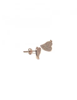 Orecchini Sweet Heart COLORE ARGENTO Rosè COLORE ZIRCONI zirconi bianchi