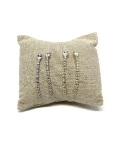 Orecchini Tennis Long COLORE ARGENTO Dorato