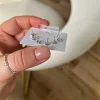 Set di Orecchini Croce COLORE ARGENTO Bianco