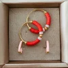 Set Orecchini Red Passion