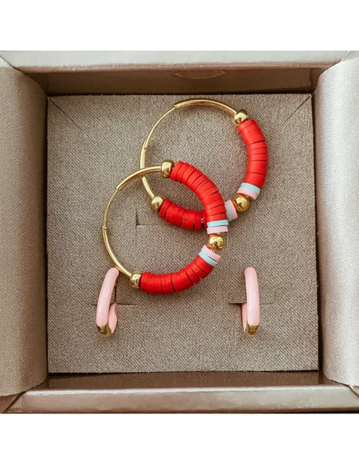 Set Orecchini Red Passion