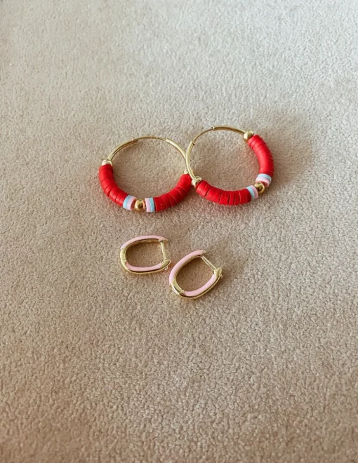 Set Orecchini Red Passion