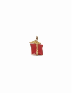 Soggetto Pacchettino Regalo COLORE ARGENTO Rosè COLORE SMALTO rosso