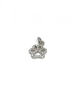 Soggetto Zampa COLORE ARGENTO Bianco COLORE ZIRCONI zirconi bianchi
