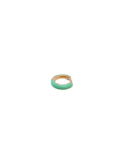 Summer Hoop COLORE ARGENTO Rosè COLORE SMALTO verde acqua